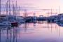 port de plaisance au coucher de soleil pour se détendre après son séminaire à la rochelle